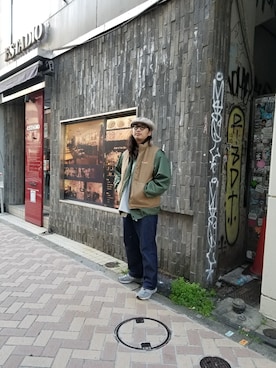 わくたさん（メンズ・177cm）の冬コーディネート