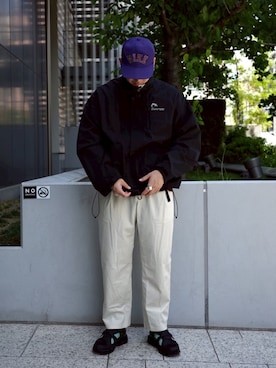 「アイテム（チノパンツ）」を使った、わくたさん（メンズ・177cm・20代）の夏コーディネート