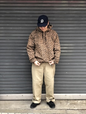 「CAL O LINE（キャルオーライン）のアイテム（ブルゾン）」を使った、わくたさん（メンズ・177cm）の冬コーディネート