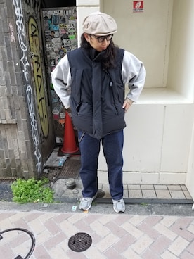 「セパレート」｜「アイテム（ジャケット/アウター）」を使った、わくたさん（メンズ・177cm）の冬コーディネート