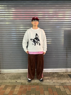 「BEAVER（ビーバー）のアイテム」を使った、わくたさん（メンズ・177cm）の秋コーディネート