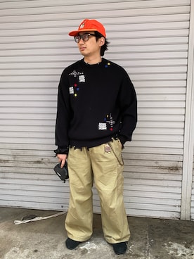 「アイテム（サンダル）」を使った、わくたさん（メンズ・177cm・20代）の冬コーディネート