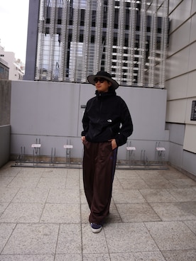 「THE NORTH FACE（ザノースフェイス）のTHE NORTH FACE/ザ・ノース・フェイス　Compact Jacket コンパクトジャケット（メンズ） NP72530（Nylon jacket、ブラック系）」を使った、わくたさん（メンズ・177cm）の春コーディネート