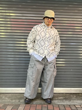 「BEAVER（ビーバー）のアイテム」を使った、わくたさん（メンズ・177cm）の春コーディネート