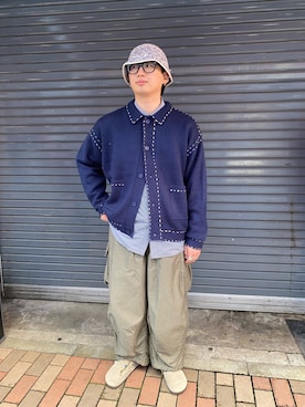 「BEAVER（ビーバー）のアイテム」を使った、わくたさん（メンズ・177cm）の秋コーディネート