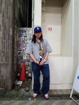 わくたさん（メンズ・177cm）の夏コーディネート