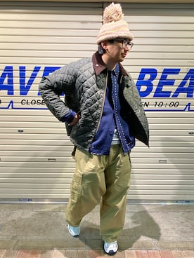 「アイテム（その他アウター）」を使った、わくたさん（メンズ・177cm・20代）の秋コーディネート