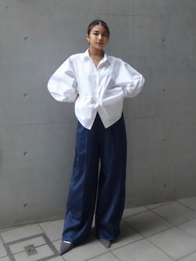 ALEXIA STAMさん（レディース・155cm）の秋コーディネート