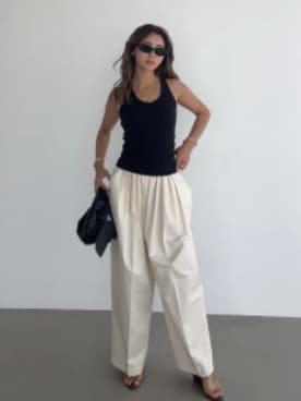 ALEXIA STAMさん（レディース・158cm）の夏コーディネート