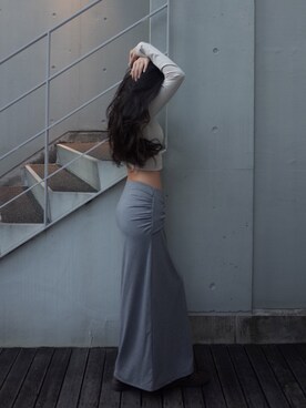 ALEXIA STAMさん（レディース・163cm）の夏コーディネート