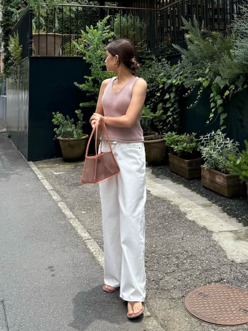ALEXIA STAM（アリシアスタン） ニット セーター V Neck Summer Knit