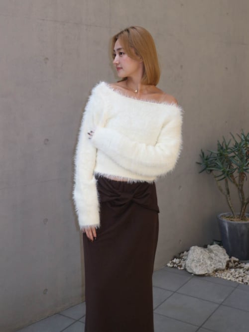 Wellness Twist Slit Skirt /ツイストスリットスカート（スカート