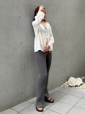 ALEXIA STAMさん（レディース・163cm）の夏コーディネート