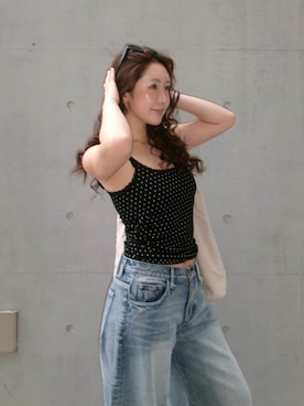 ALEXIA STAMさん(レディース・159cm)の夏コーディネート