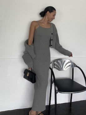 ALEXIA STAM（アリシアスタン）の「Rib Knit Long Dress