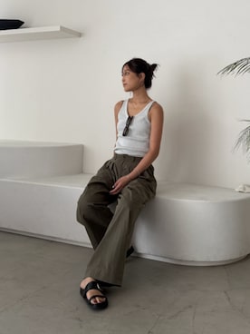 ALEXIA STAMさん（レディース・164cm）の夏コーディネート