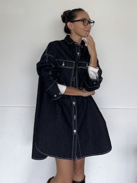 ALEXIA STAMさん（レディース・164cm）の秋コーディネート