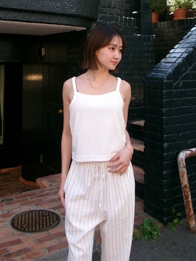 「ALEXIA STAM（アリシアスタン）のアイテム」を使った、ALEXIA STAMさん（レディース・156cm）の春コーディネート