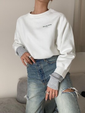 ALEXIA STAMさん（レディース・163cm）の冬コーディネート