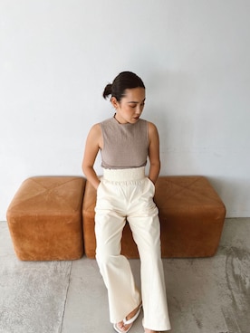 「ラテコーデ」｜ALEXIA STAMさん（レディース・153cm）の春コーディネート