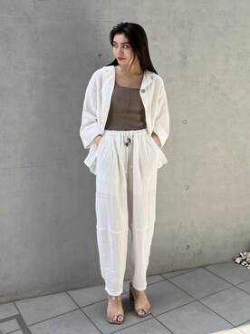 ALEXIA STAMさん（レディース・155cm）の春コーディネート