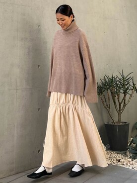 ALEXIA STAMさん（レディース・164cm）の秋コーディネート