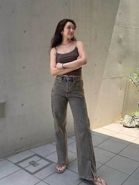 ALEXIA STAMさん(レディース・159cm)の夏コーディネート