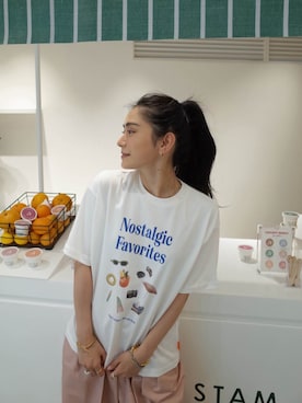 ALEXIA STAMさん（レディース・160cm）の夏コーディネート