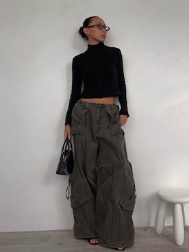 ALEXIA STAMさん（レディース・163cm）の秋コーディネート