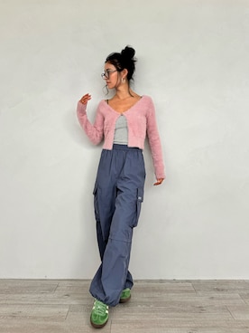 ALEXIA STAMさん（レディース・158cm）の夏コーディネート