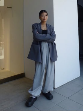 ALEXIA STAMさん（レディース・155cm）の秋コーディネート