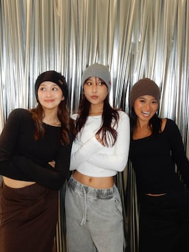 ALEXIA STAMさん（レディース・164cm）の秋コーディネート