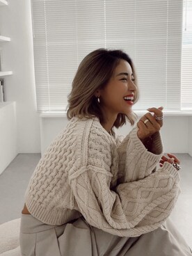 ALEXIA STAMさん（レディース・158cm）の秋コーディネート