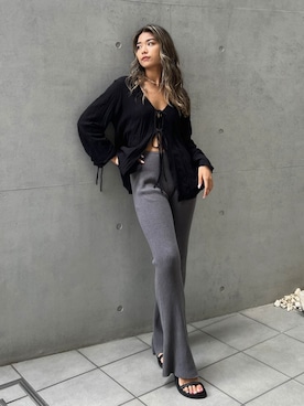 ALEXIA STAMさん（レディース・155cm）の夏コーディネート