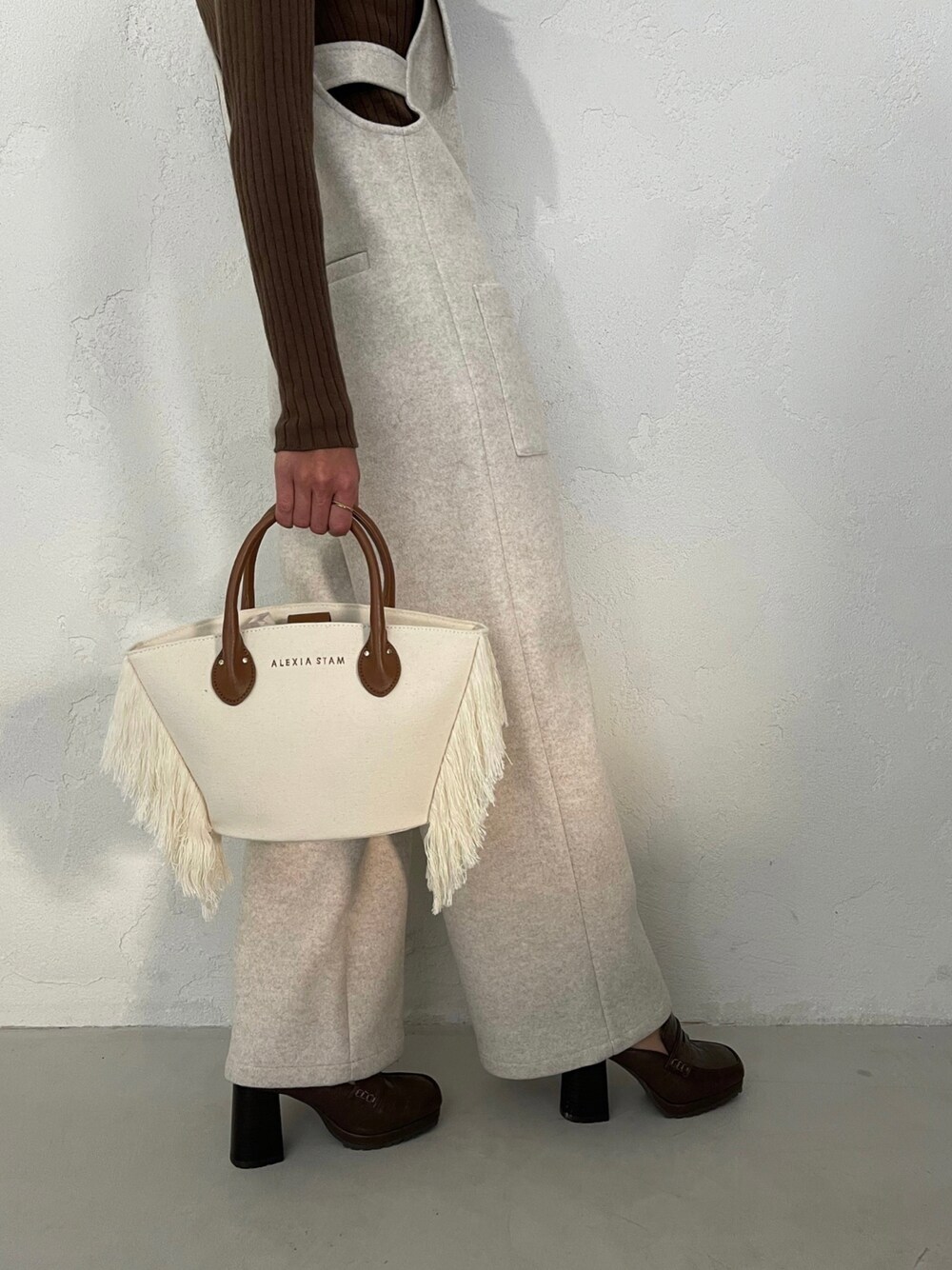 ALEXIA STAM（アリシアスタン）の「Square Toe Loafer Mules/スクエア 