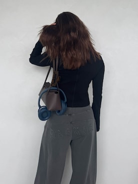 ALEXIA STAMさん（レディース・158cm）の秋コーディネート