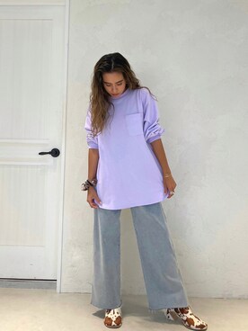 ALEXIA STAMさん（レディース・161cm）の秋コーディネート