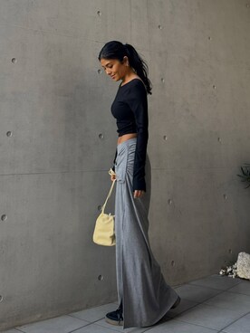 ALEXIA STAMさん（レディース・157cm）の夏コーディネート