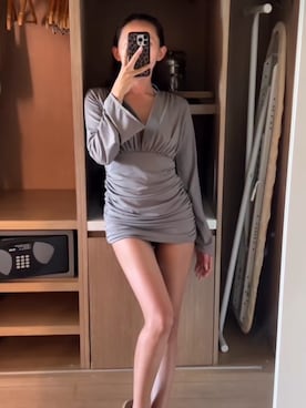 「アイテム（水着/着物・浴衣）」を使った、ALEXIA STAMさん（レディース・163cm）の秋コーディネート
