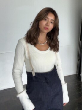 ALEXIA STAMさん（レディース・158cm）の夏コーディネート