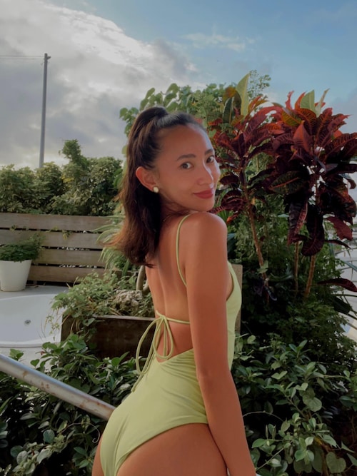 セール】Everlee / スリムストラップOP（水着）｜ALEXIA STAM