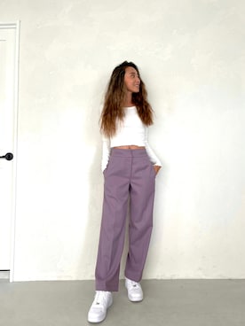 ALEXIA STAMさん（レディース・163cm）の秋コーディネート