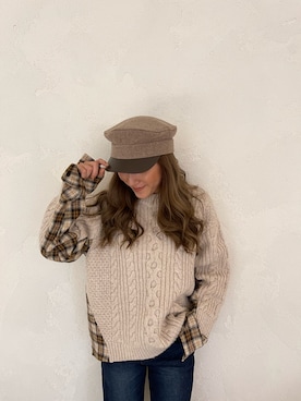 ALEXIA STAMさん（レディース・157cm）の冬コーディネート