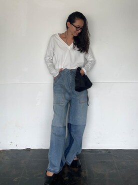 ALEXIA STAMさん（レディース・163cm）の夏コーディネート