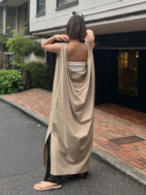ALEXIA STAM - サンドレスムーン　ボアコート ETRE TOKYO 水着 「ALEXIA STAM×ETRE TOKYO」ボリュームスリーブ