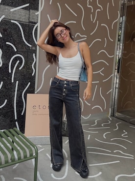 ALEXIA STAMさん(レディース・158cm)の夏コーディネート