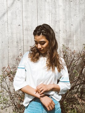 ALEXIA STAMさん（レディース・154cm）の春コーディネート