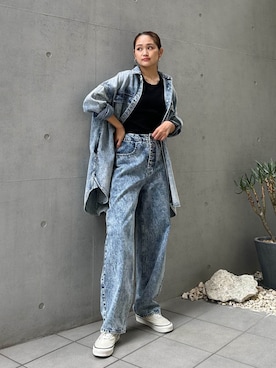 ALEXIA STAMさん（レディース・163cm）の夏コーディネート