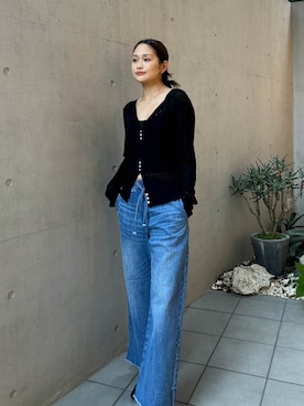 ALEXIA STAMさん（レディース・163cm）の夏コーディネート