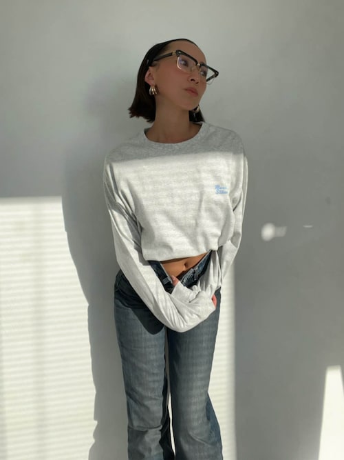 Wellness Back Message Long Sleeve Tee /ウェルネス メッセージロンT